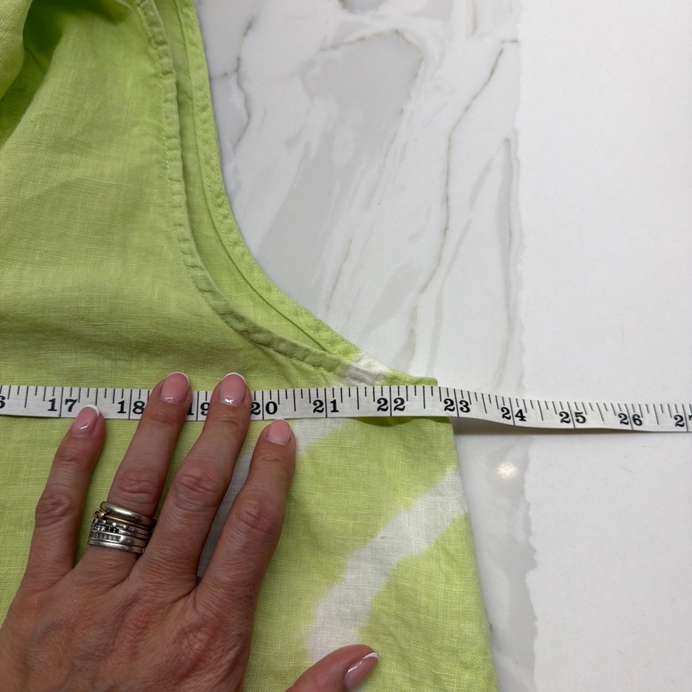 Match Point Lime Green Lightweight Button-Up Shirt - image 5